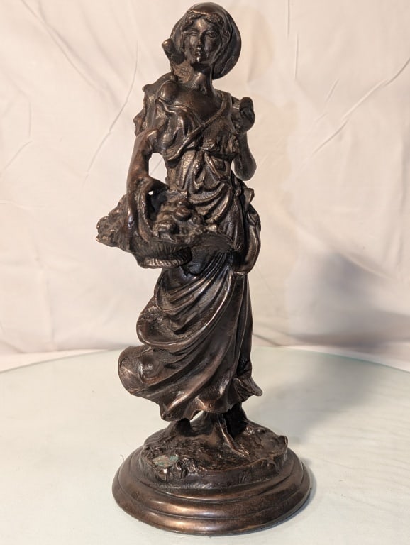 Maiden w/ Flower Basket - Bronze Arteriors (1 of 18)