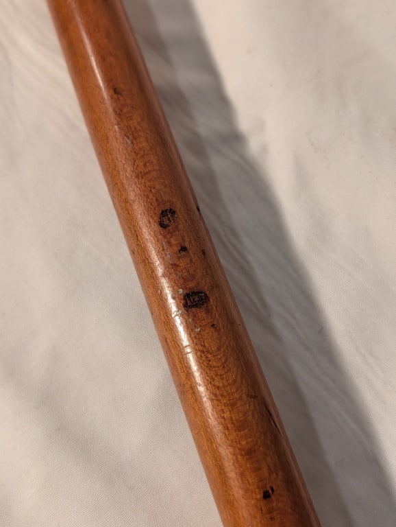 Early 19thc Walking Cane Solid Wood Classic Design - 6