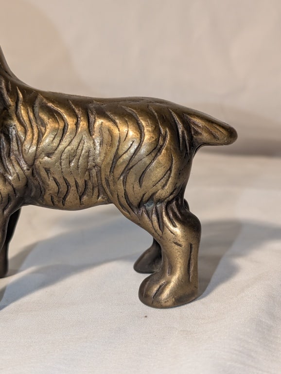 Brass Cocker Spaniel Figurine - 3