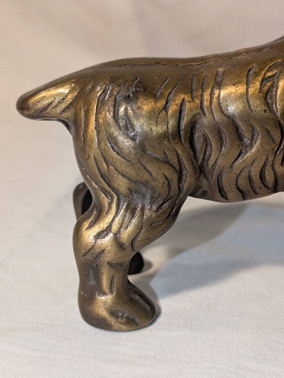Brass Cocker Spaniel Figurine - 7