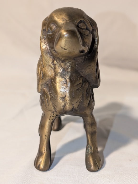 Brass Cocker Spaniel Figurine - 9