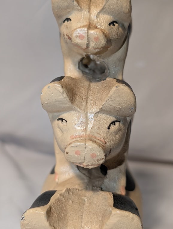 Stacked Pigs Door Stop - CI, Upperdeck - 7