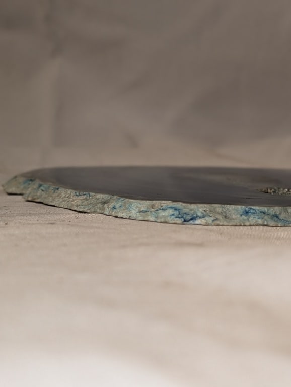 Blue Agate Geode - Cross Section - 4