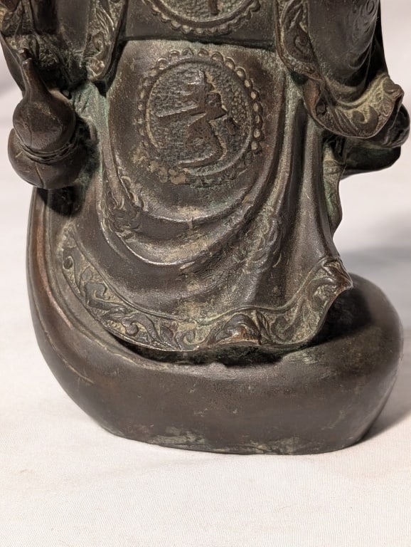 Laughing Buddha - Bronze Statue Solid - 9