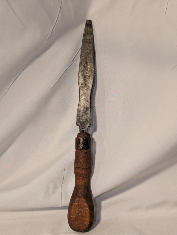 Antique File Screwdriver Tip w/ Wooden Handle (1 of 6)