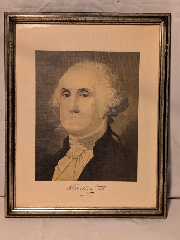 1973 George Washington Litho (1776) P. Morten (1 of 12)