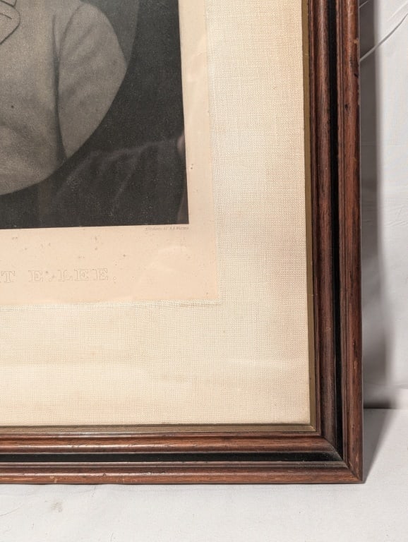 General Robert E. Lee Portrait Framed Litho - 6