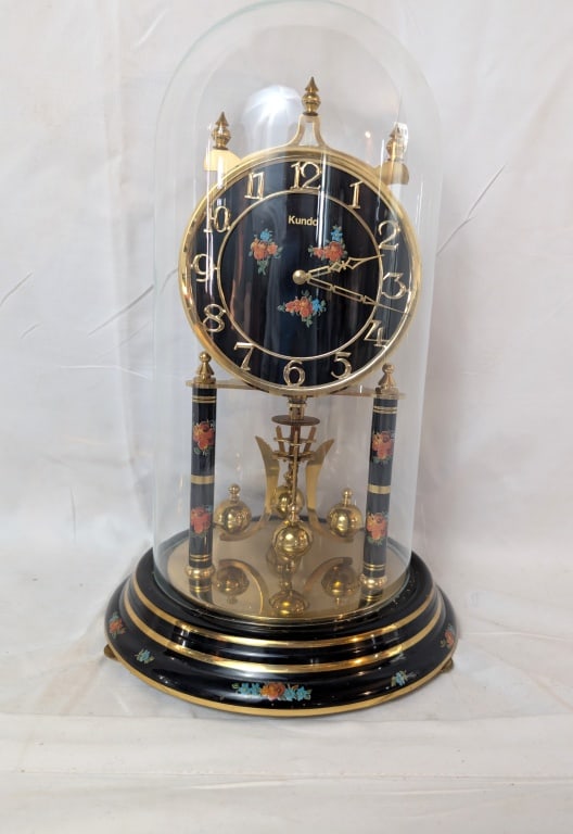 Kundo Brass Anniversary Mantel Clock - German (1 of 6)