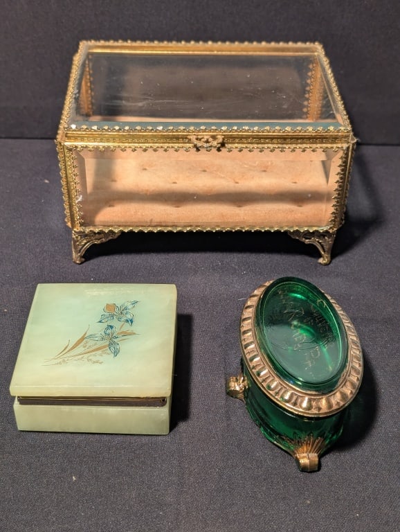 Early 20thc Trinket & Music Boxes (1 of 10)