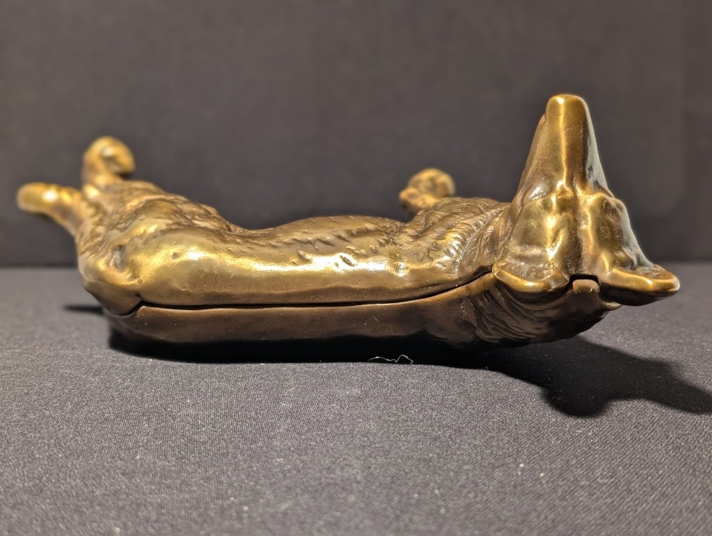 Solid Cast Brass German Shepherd Door Stop - 6