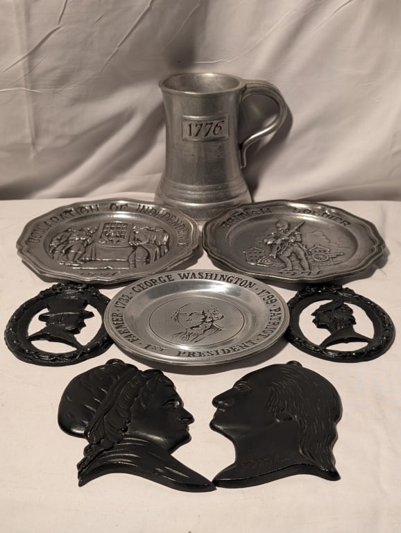 Patriotic Set: Plaques, Plates & Mug (8 piece) (1 of 20)
