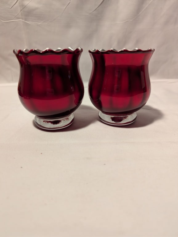 Ruby Red Glass Variety Grouping - 2