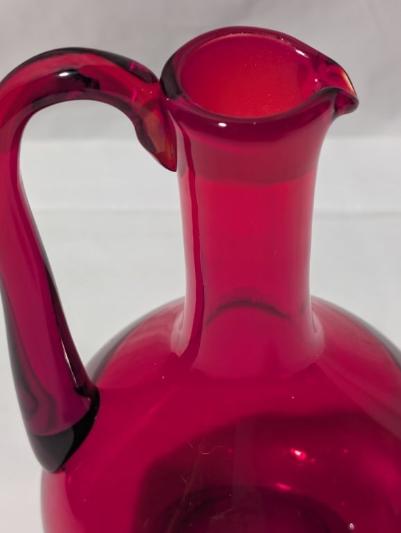 Ruby Red Glass Collection - 4 pieces - 3