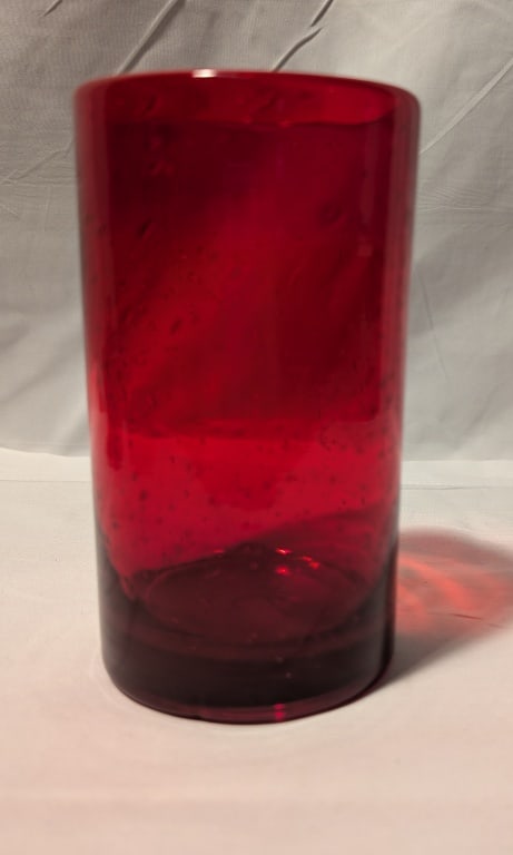 Ruby Red Glass Collection - 4 pieces - 5