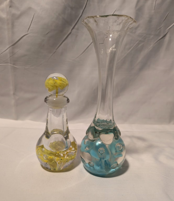 J. St. Clair Vase & Cruet-Stopper Paperweights (1 of 10)
