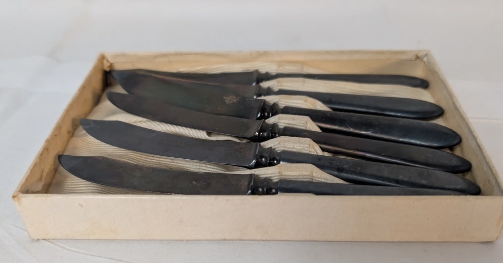 Zook HM Cheese Knife Set/Box Lancaster PA (Amish) (1 of 7)