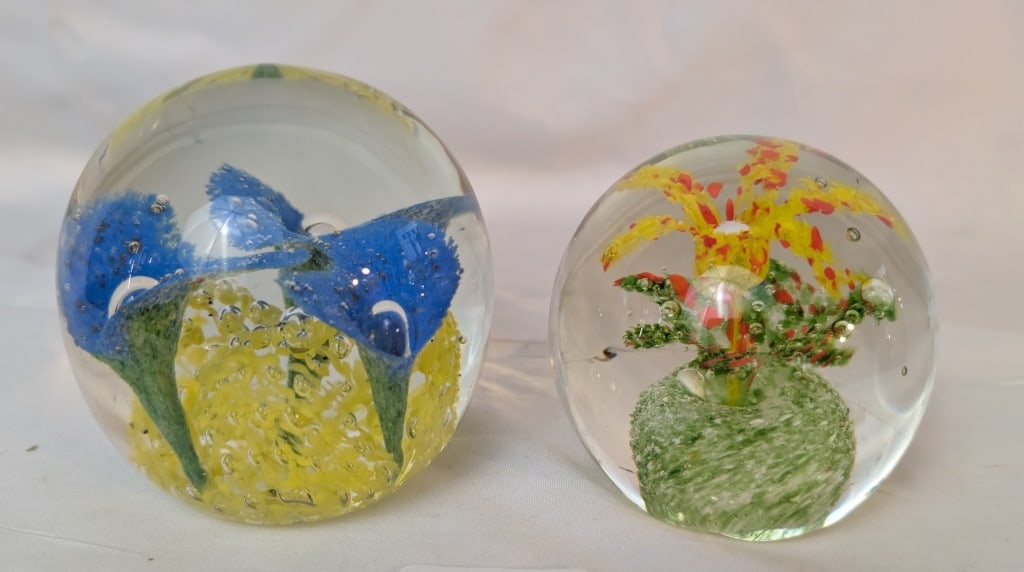 Crystal Paperweights - Set of 2 Tree (1 of 7)