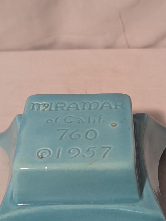 1957 Miramar of CA Trinket Dish in Footed Base (1 of 3)