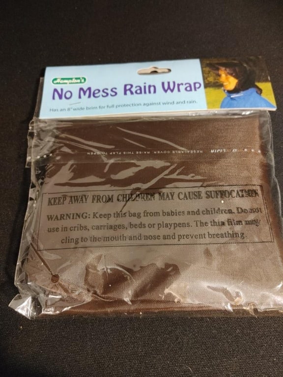 Hampton's No Mess Rain Wrap - New in Pkg (1 of 4)