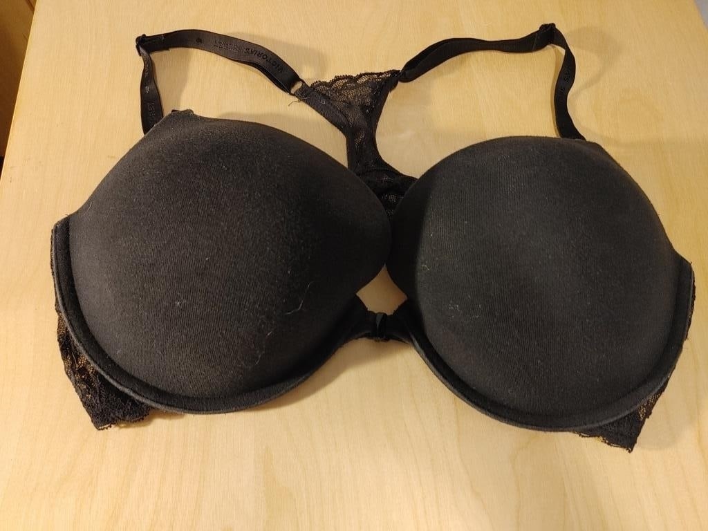 Victoria Secret Black Lace Racerback Bra 38D (1 of 6)