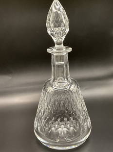 Armagnac Carafe Decanter: Signed on bottom, 3 lb 12 oz. 12 x 4.5W. **Shipping on this item offered through, UPS (843) 203-3466 store7194@theupsstore.com , Pak Mail 843-849-0310 - info@charlestonshipping.com or Quik Mail Etc