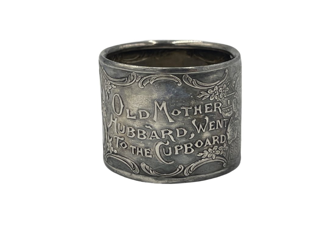 Sterling Nursery Rhyme Napkin Ring (1 of 6)