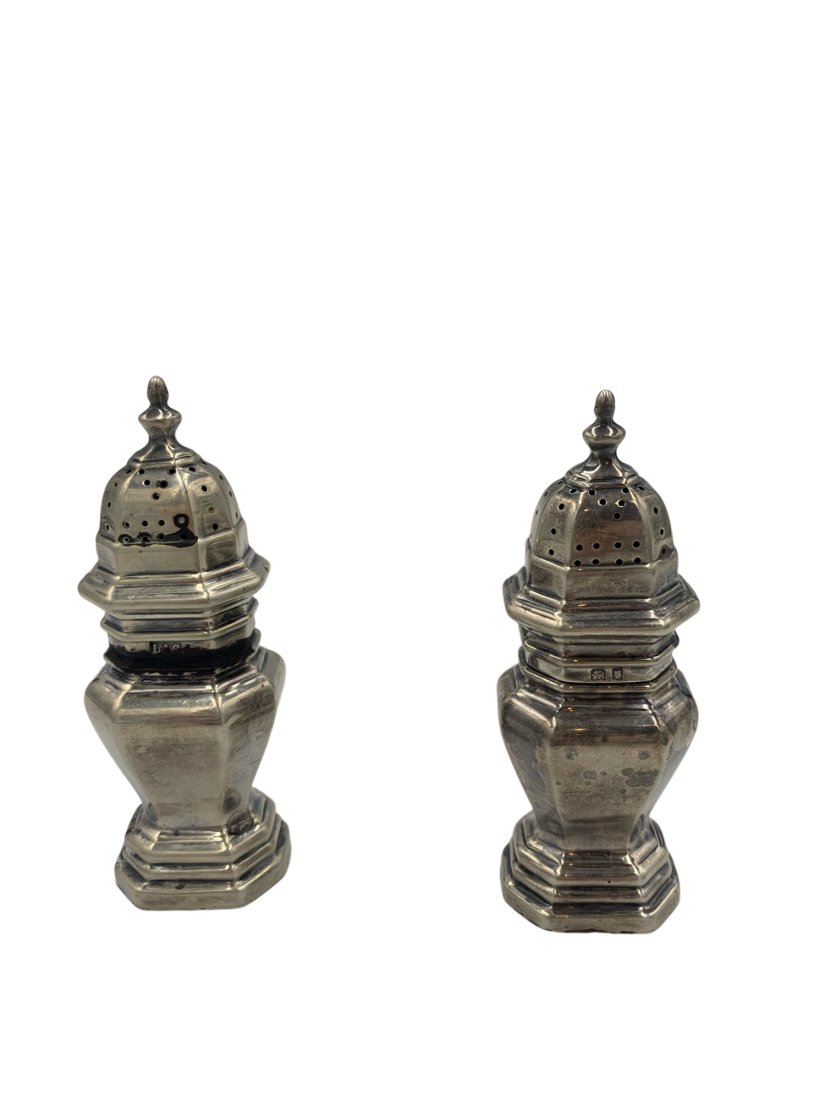 Antique Crichton Sterling Salt and Pepper Shakers (1 of 7)