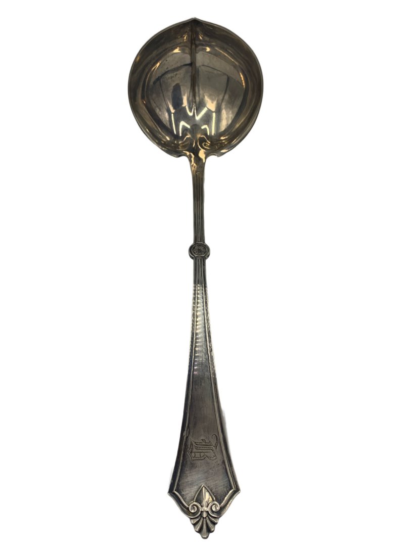 Rosette by Gorham J. Bachman Sterling Silver Ladle 1886 Large (1 of 6)