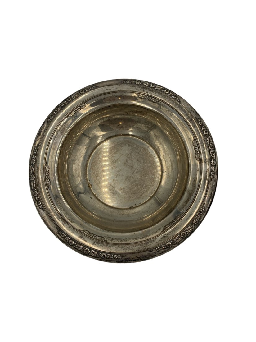 Courtship International Sterling Floral Serving Bowl (1 of 7)