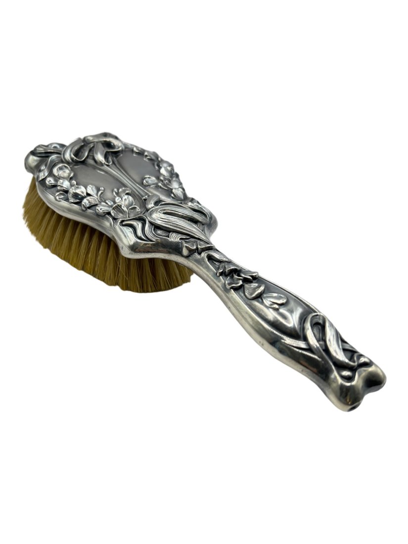 Kerr & Co. Antique Art Nouveau Sterling Silver Brush (1 of 11)