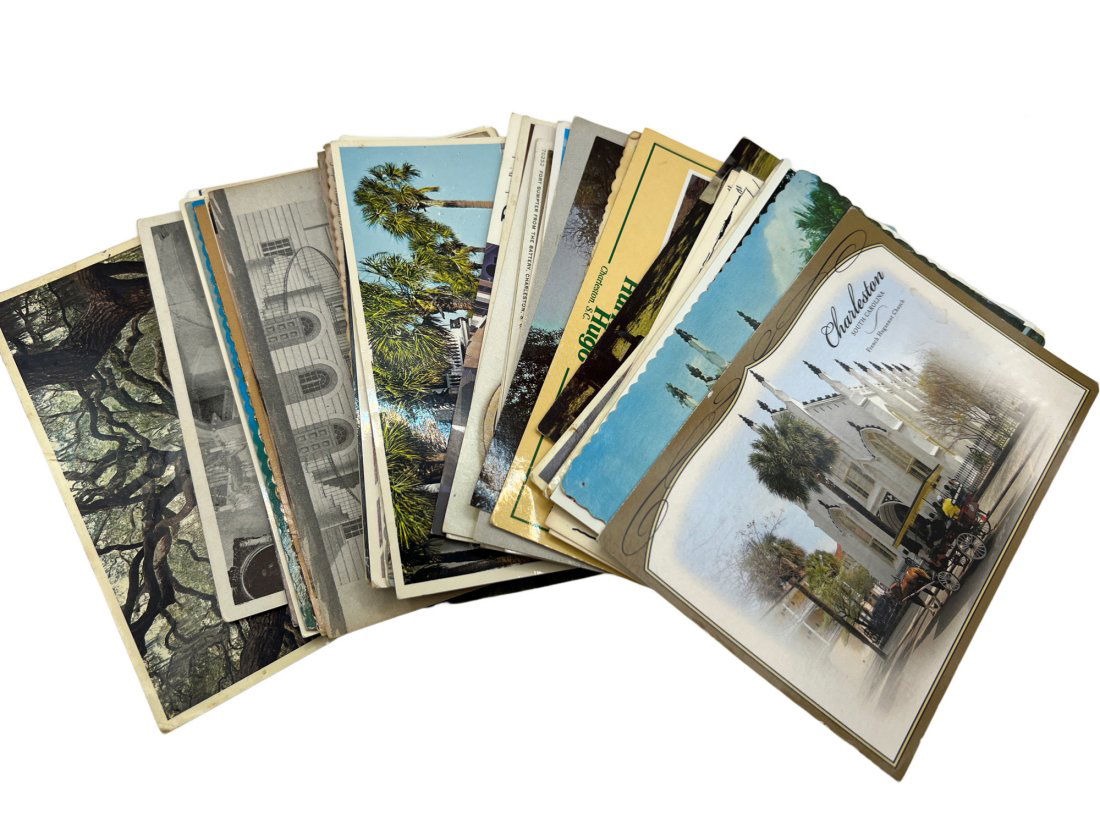 Lot of Charleston, SC Vintage Post Cards, 62 total (1 of 6)