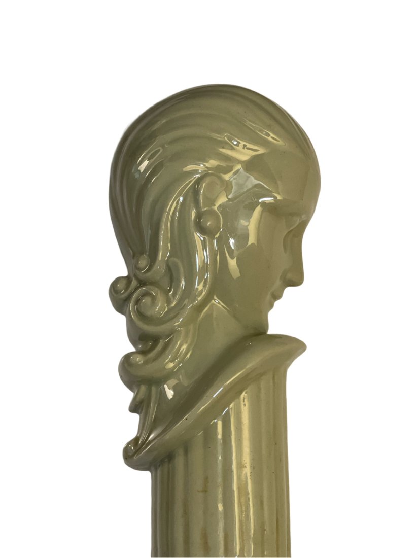 Art Deco Lady Porcelain Bust Attributed to Lenox (1 of 9)