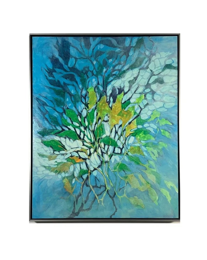 "Into the Mist" by John F. Townsend: Into the Mist 2 by John F. Townsend, 2015. Art on board in chrome frame. John F. Townsend was born in Charleston SC and was educated at Clemson and Florida State University. He studied architecture an