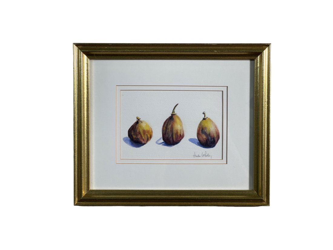 Three Little Figs By Amelie Whaley done in watercolor (1 of 5)