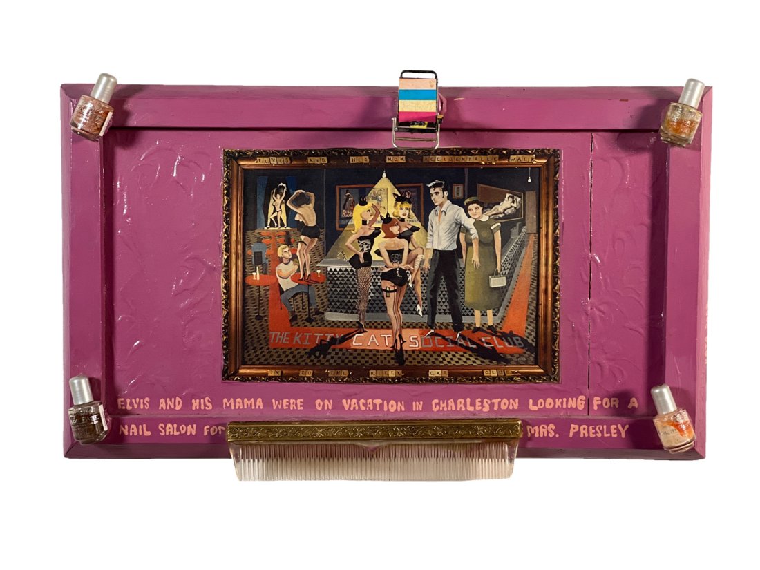 Kata Billups Original  "Elvis and his Mama on Vacation in Charleston" (1 of 5)