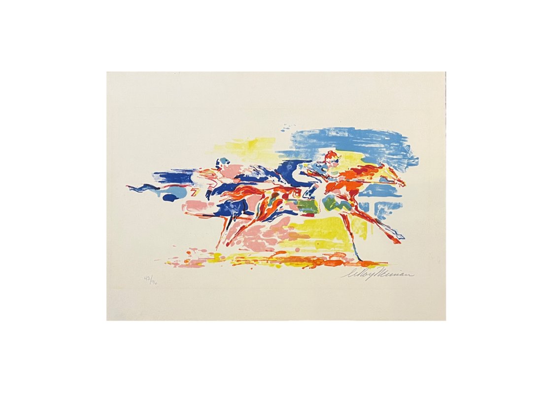 Leroy Neiman The Race Signed Lithograph (1 of 5)