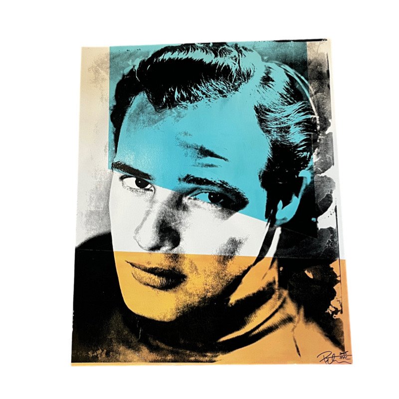 Silkscreen of Marlon Brando by Peter Tunney (1 of 6)