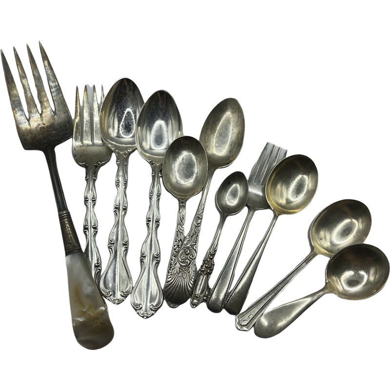 Lot Of Miscellaneous Sterling Silver Silverware including Towle, S. Kirk and Sons, Frank M. Whiting (1 of 9)