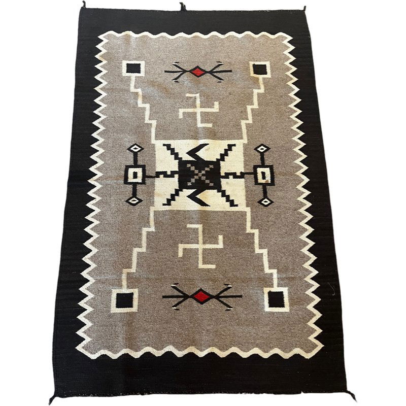 Native American Navajo Storm Pattern Rug (1 of 5)