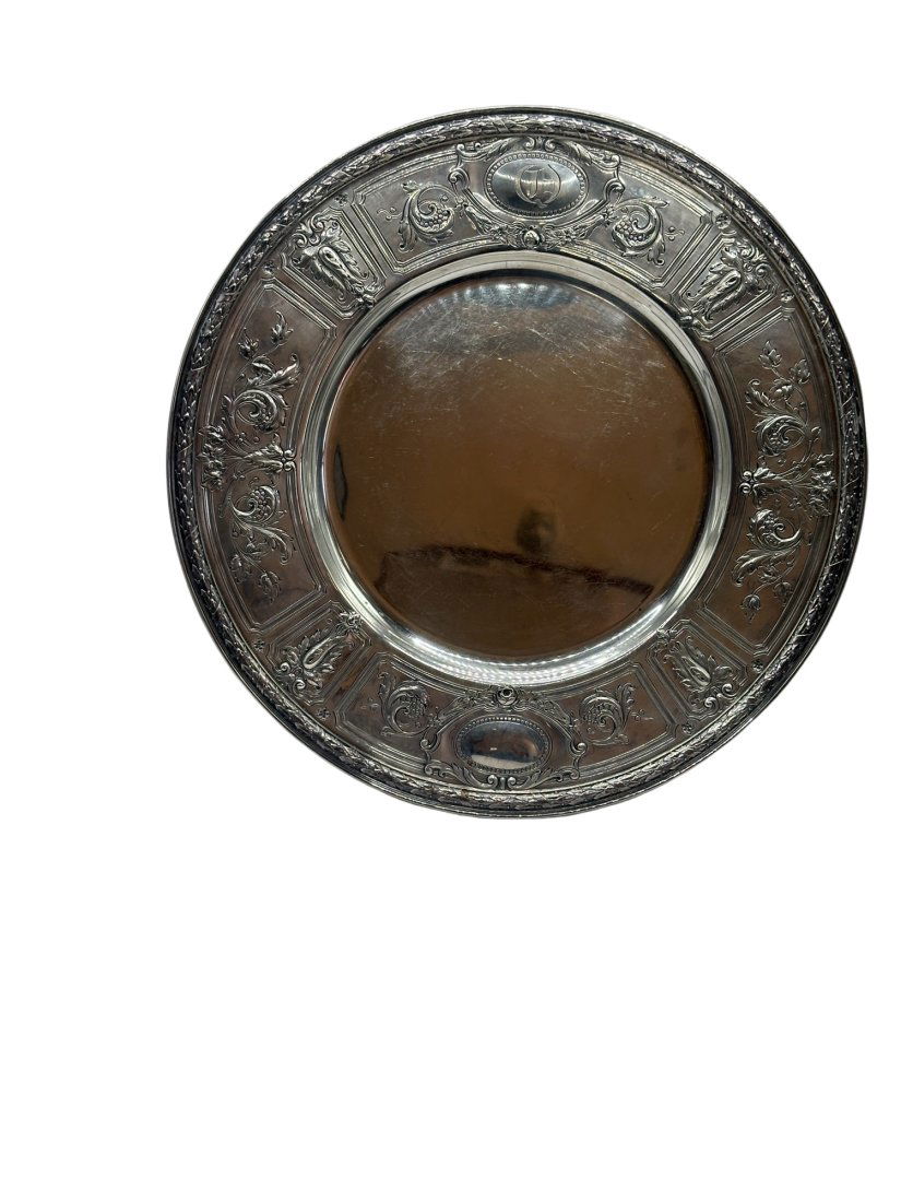 Maintenon pattern by Gorham Sterling Charger (1 of 7)