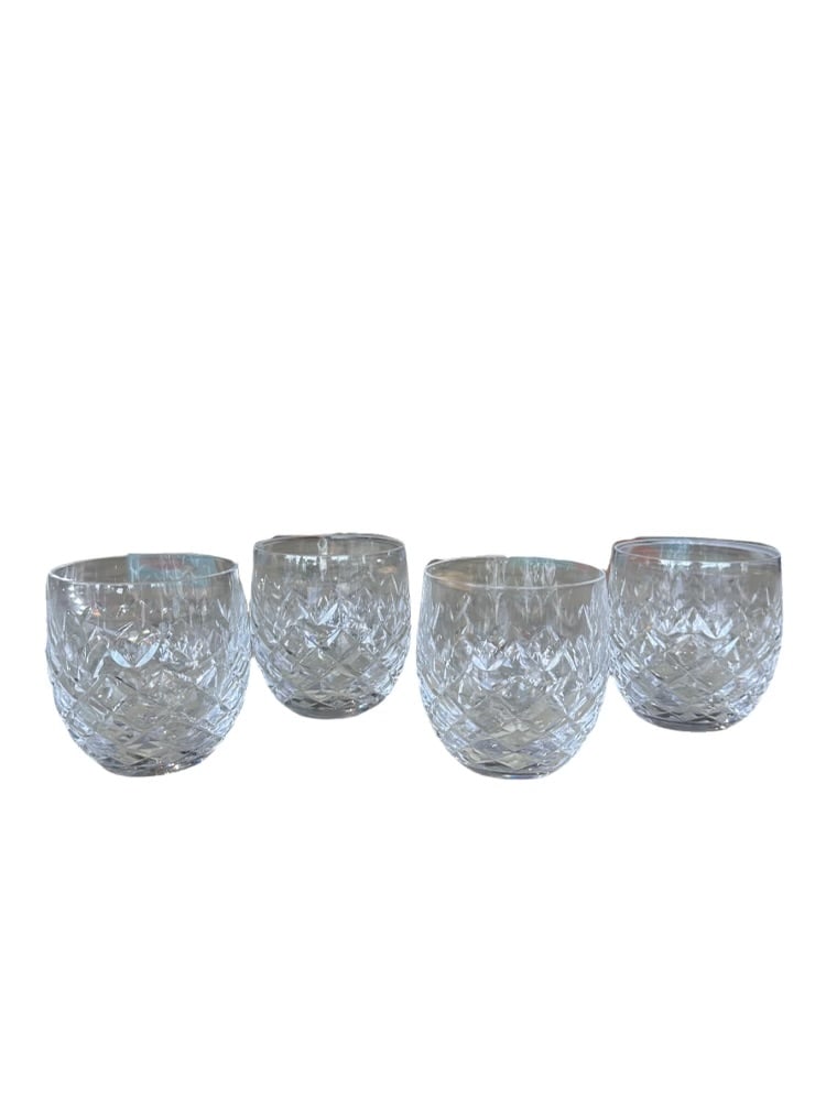 4pc Waterford Crystal Powerscourt Old Fashioned Glassware (1 of 5)