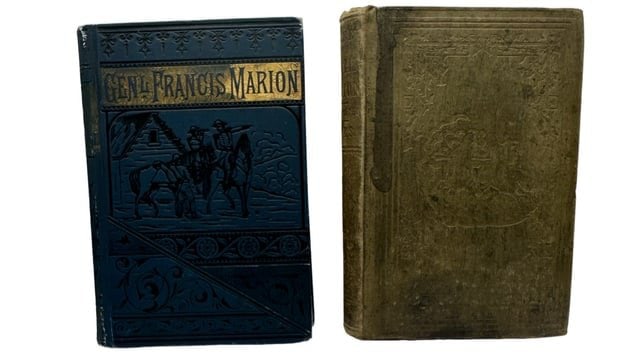 Charleston Books Life of Francis Marion-Swamp Fox 1857 and The Life of General Francis Marion: Life of Francis Marion-Swamp Fox by W. Gilmore Simms 1857 7.5"Hx5"Lx1.25"D The Life of General Francis Marion 7.5"Hx5.5"Wx1.25"D General Francis Marion, "The Swamp Fox," was one of the leading America