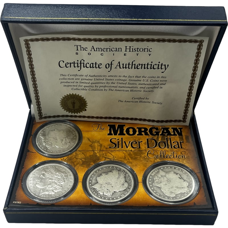 The Morgan Silver Dollar Collection with COA (1 of 10)
