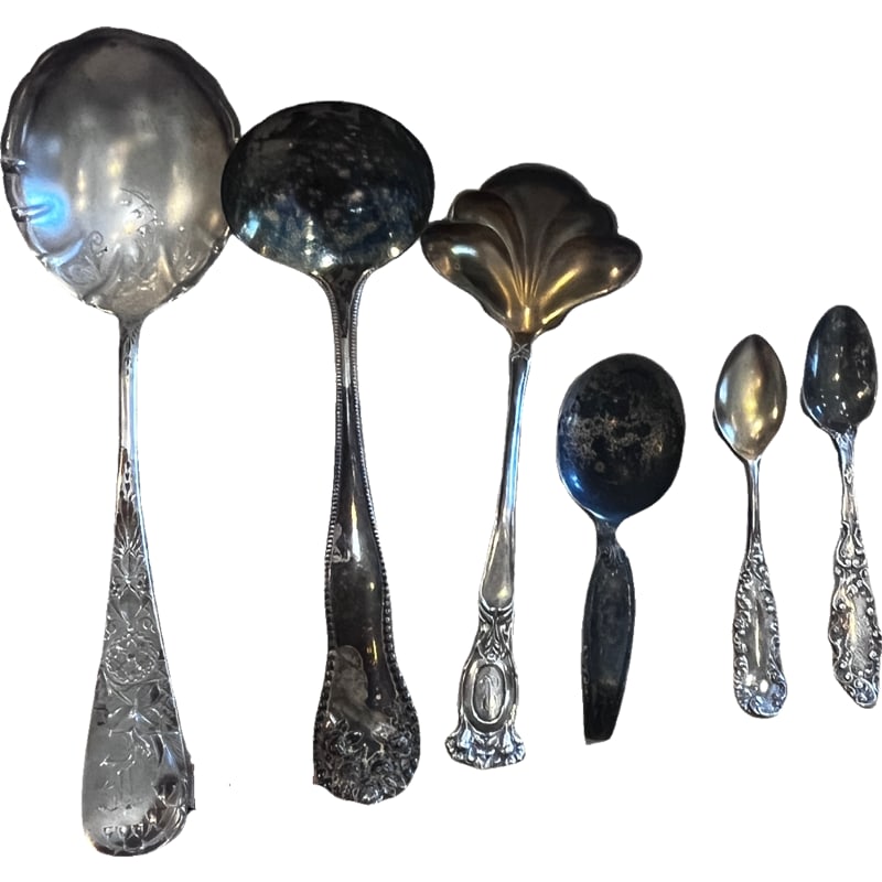 Fun Lot of Sterling Silverware - Jas. Allan & Co, Lion Hallmarks, Manchester MFG Co...: Beautiful lot of sterling silverware. Weight: 160 grams **IN HOUSE SHIPPING offered on this lot