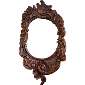 Vintage Baroque Style Carved Wood Frame