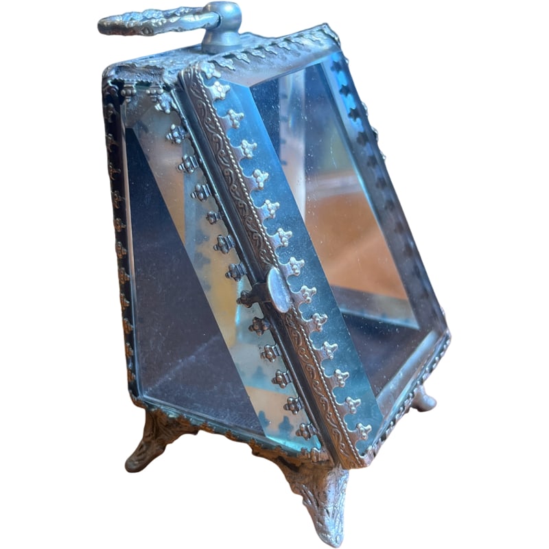 Antique Sterling Silver ? Reliquary Box / Watch Case / Jewelry Box (1 of 6)