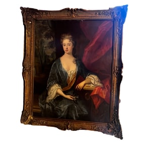 Original Sir Peter Lely Portrait Oil Painting