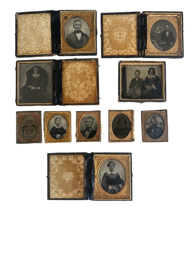 lot of Ambrotype photograph (1 of 14)