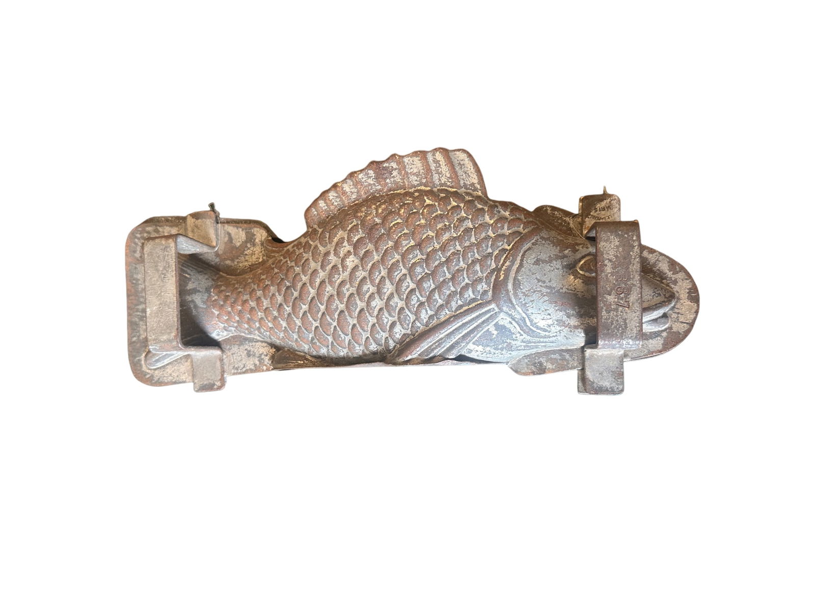 PARIS antique vintage chocolate mold FISH chocolate (1 of 7)