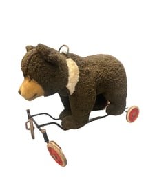 Steiff Child's Riding Bear on Wheels